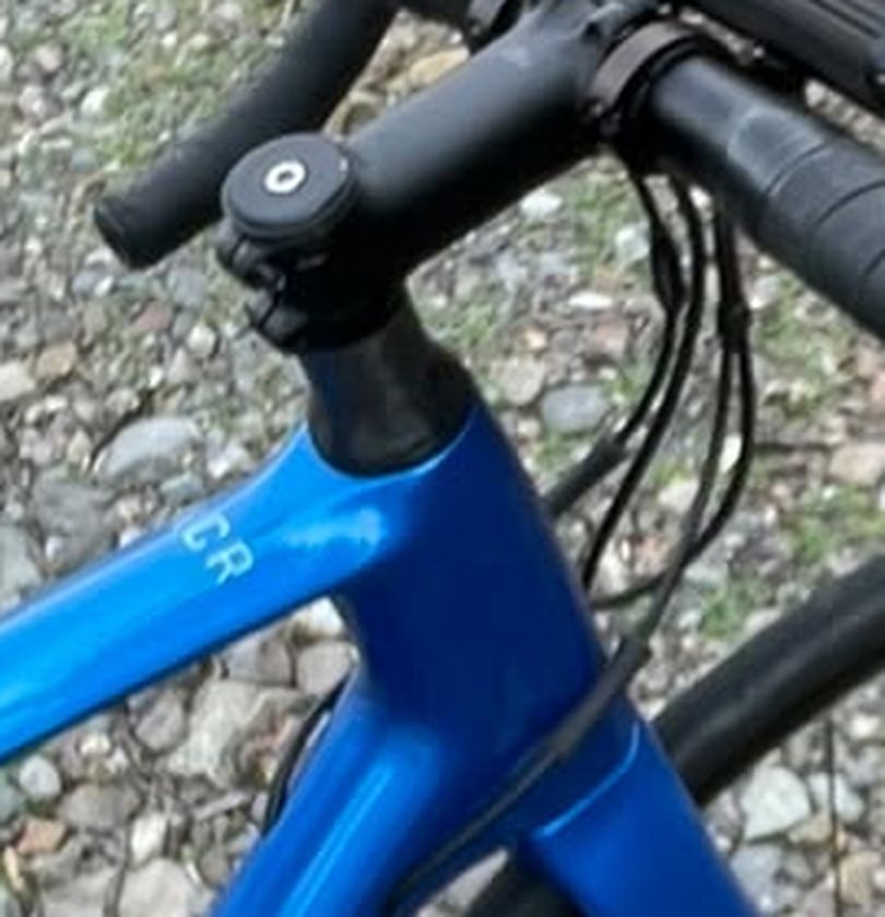 Tubo de dirección con decal CR